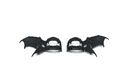 VAMPIRE BAT sneaker accessories for shoelaces black halloween costumes