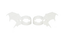 VAMPIRE BAT sneaker accessories for shoelaces white halloween costumes