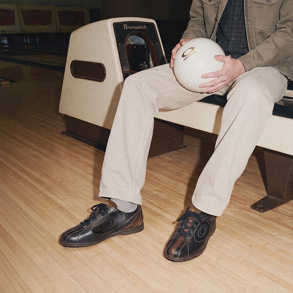 Bowling Series Flat Sneakers Pinot Noir - OLD ORDER