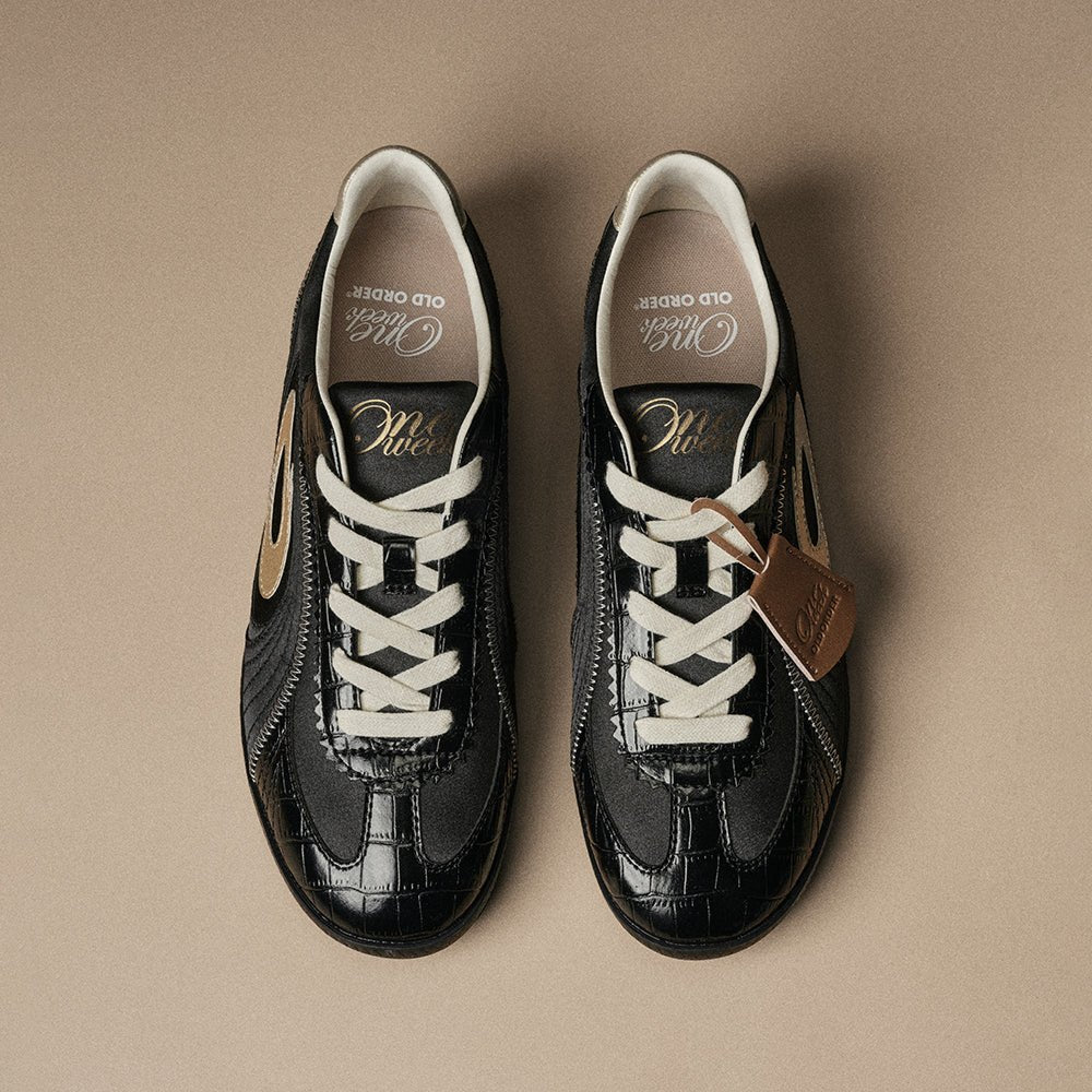 One Week Trainer Shoes – Noir Gilt - OLD ORDER