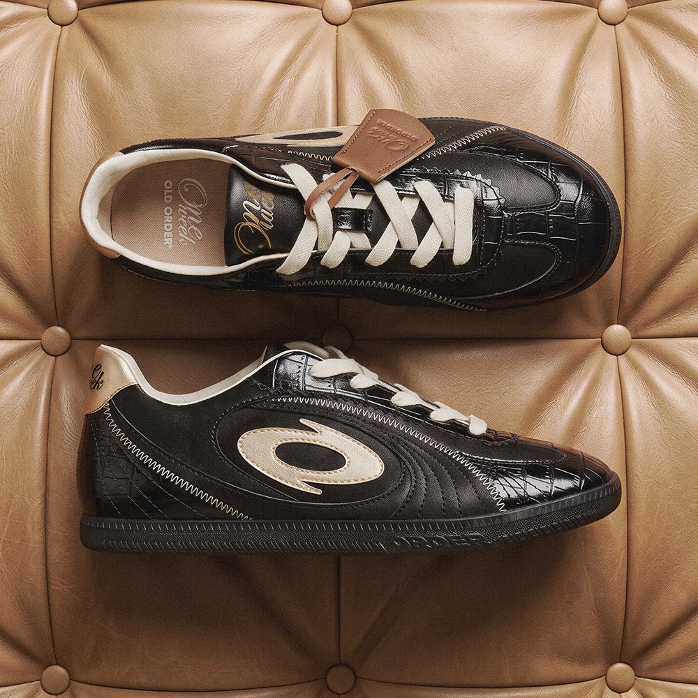 One Week Trainer Shoes – Noir Gilt - OLD ORDER
