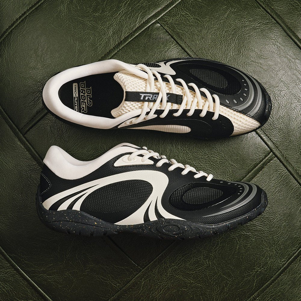 Trainer Track Shoes Black Obsidian Air-Mesh - OLD ORDER