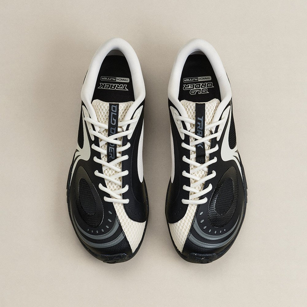 Trainer Track Shoes Black Obsidian Air-Mesh - OLD ORDER