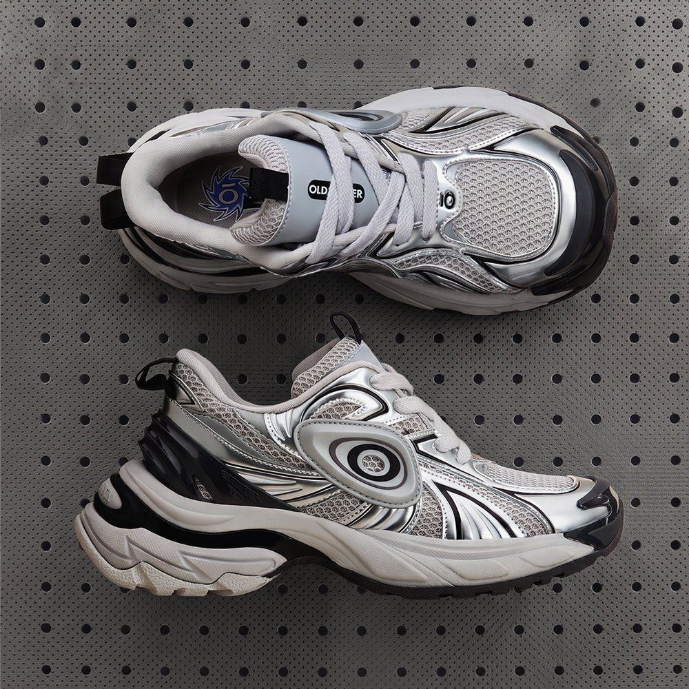 Turbo GT Running Shoes White Silver - OLD ORDER
