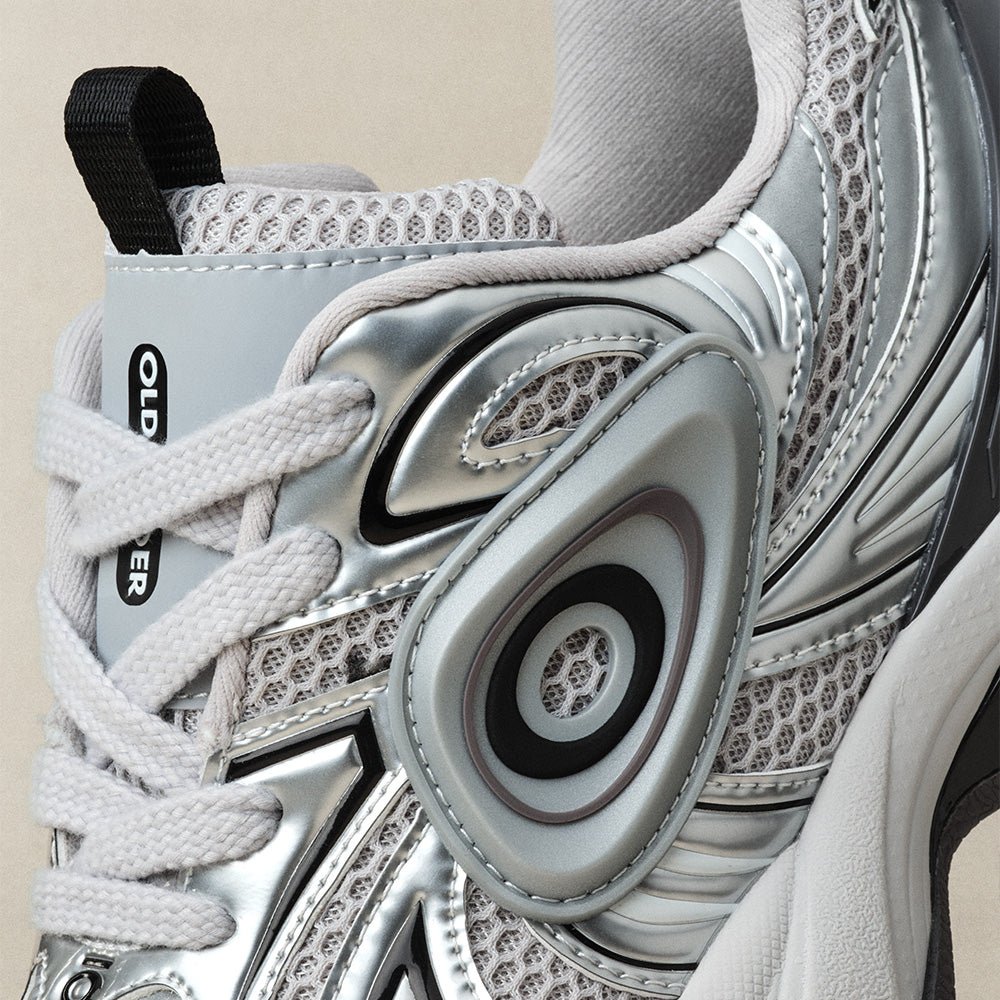 Turbo GT Running Shoes White Silver - OLD ORDER