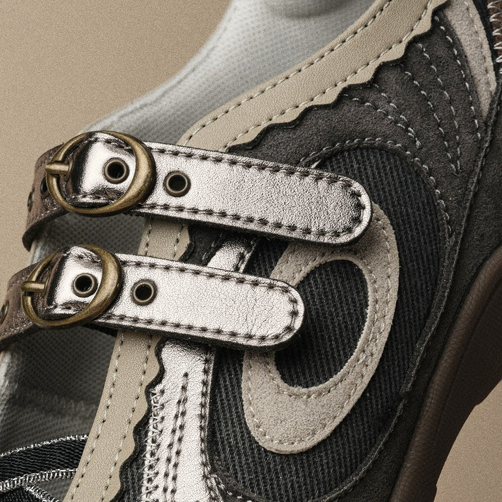 Turbo Lite Mary Jane Sneakers - Brown Tales - OLD ORDER