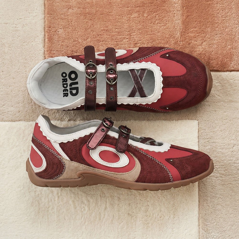 Turbo Lite Mary Jane Sneakers - Scarlet Echo - OLD ORDER
