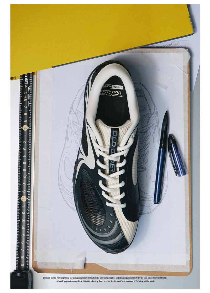 Trainer Track Shoes Black Obsidian Air-Mesh