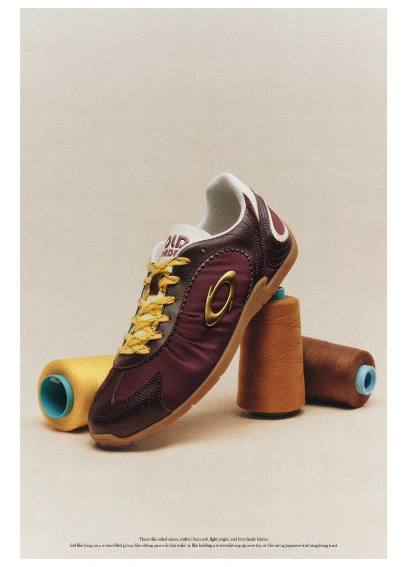 Summer Runner Women's Trainer Shoes – Burgundy Red