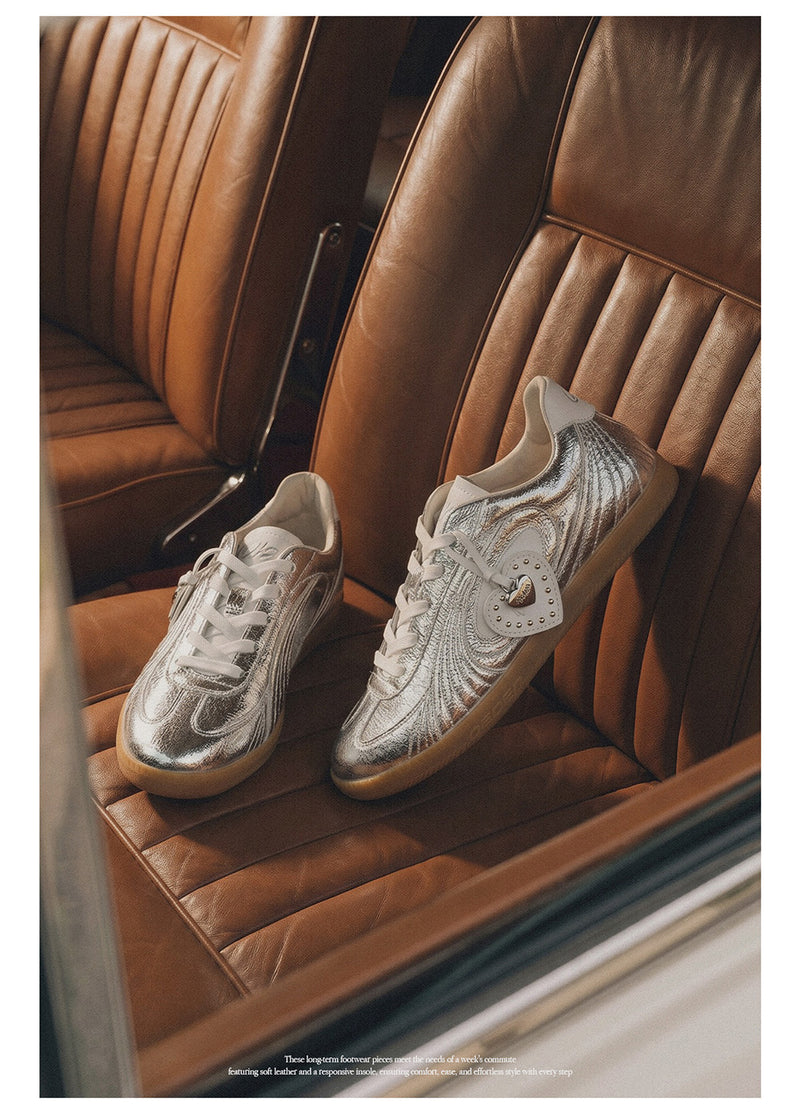 One Week Crackle Trainer - Silvered Wood