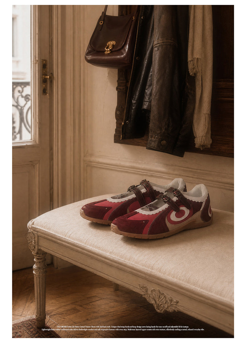 Turbo Lite Mary Jane Sneakers - Scarlet Echo