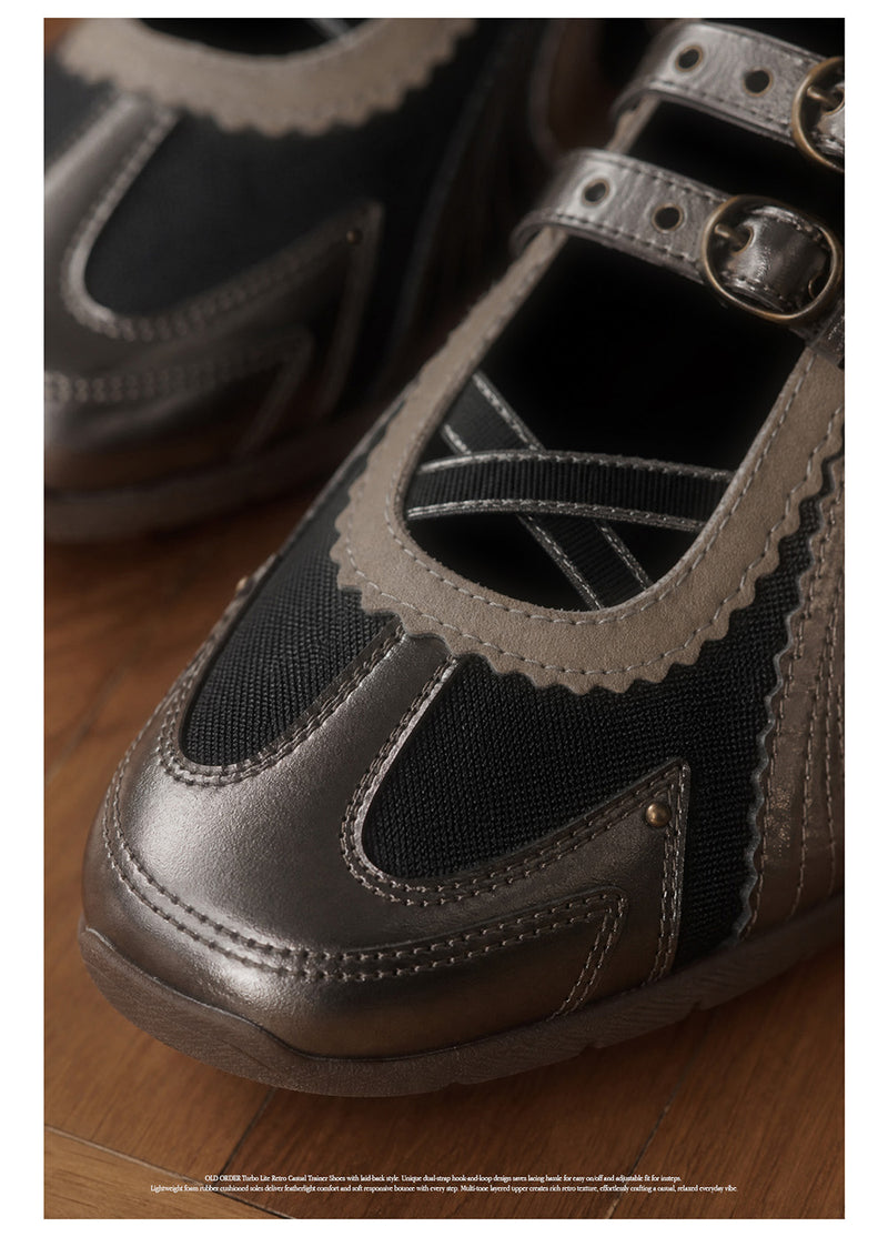 Turbo Lite Mary Jane Sneakers - Brown Tales
