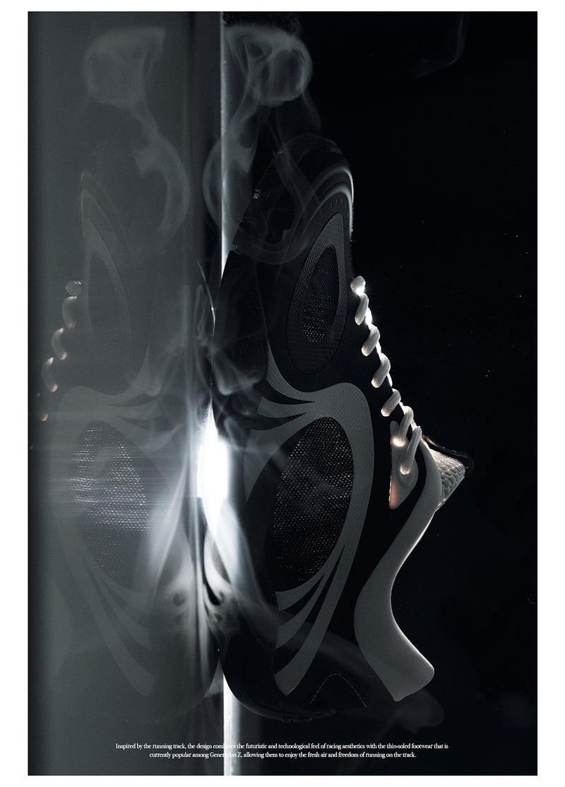 Trainer Track Shoes Black Obsidian Air-Mesh