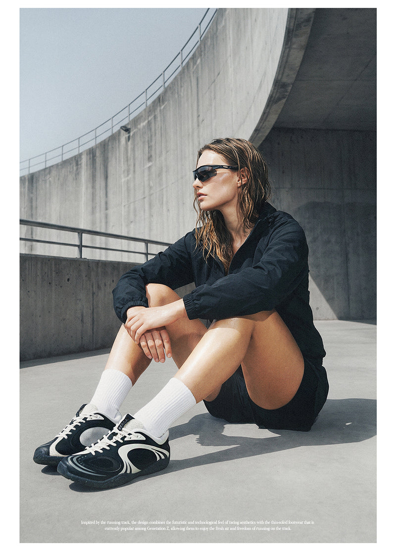 Trainer Track Shoes Black Obsidian Air-Mesh