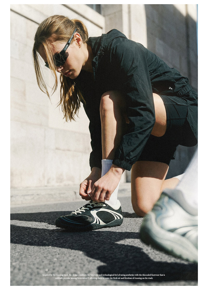 Trainer Track Shoes Black Obsidian Air-Mesh