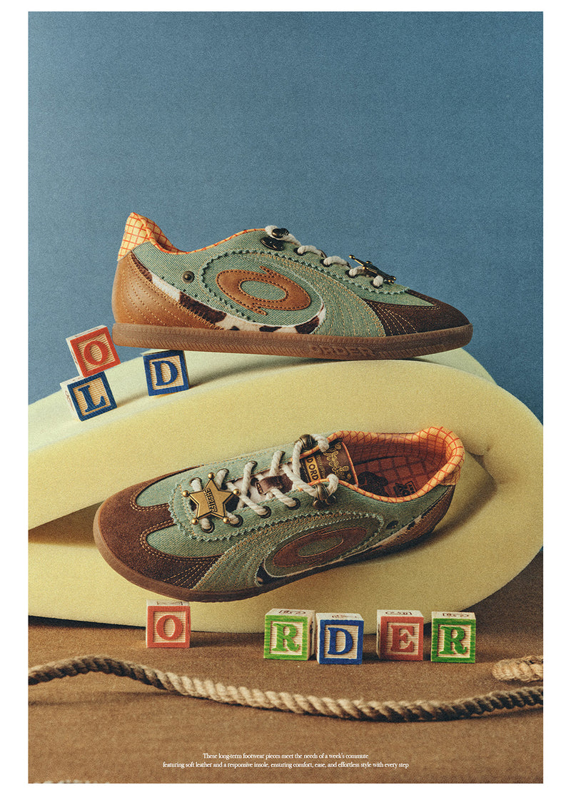 One Week Trainer Shoes – Saddle Denim