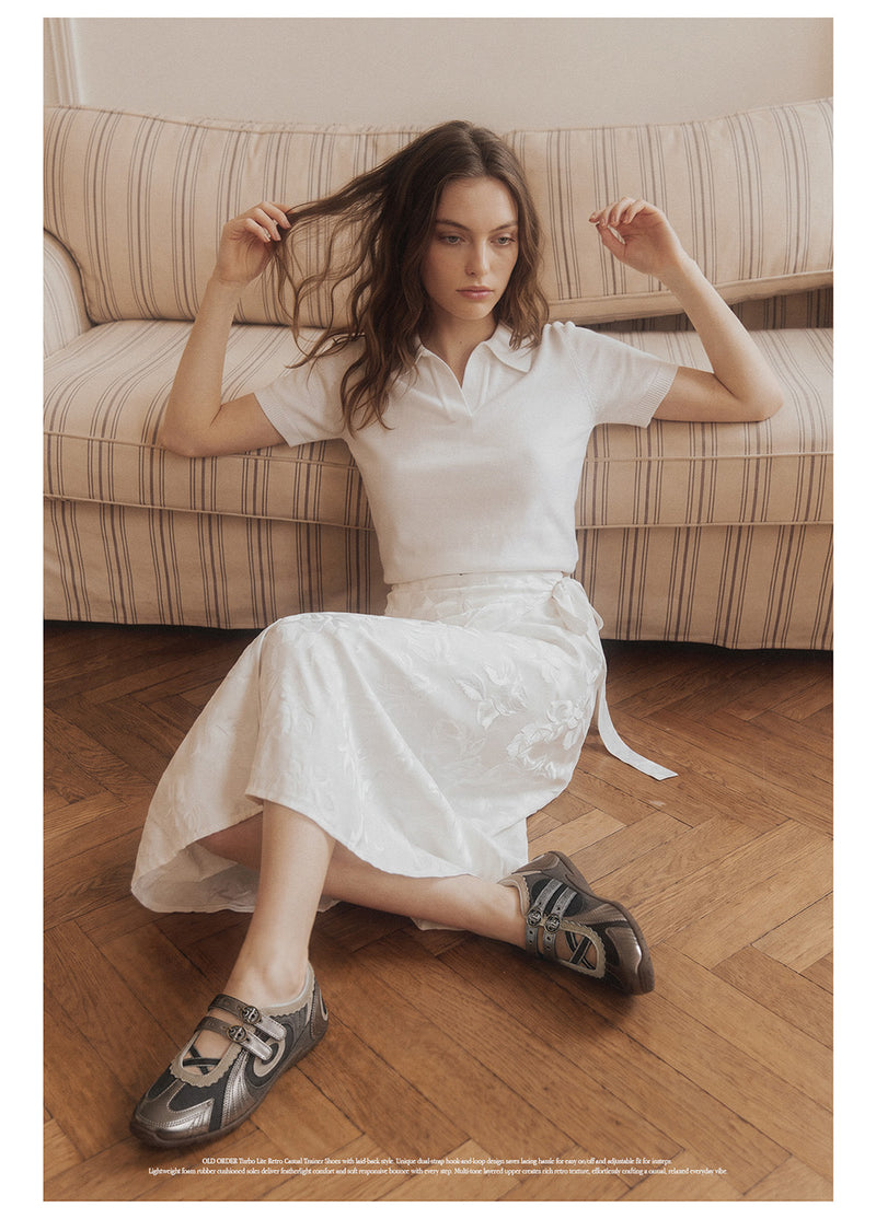 Turbo Lite Mary Jane Sneakers - Brown Tales
