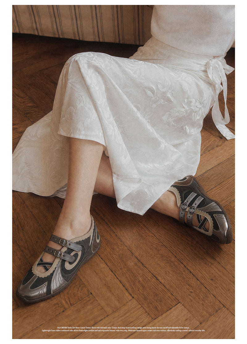 Turbo Lite Mary Jane Sneakers - Brown Tales