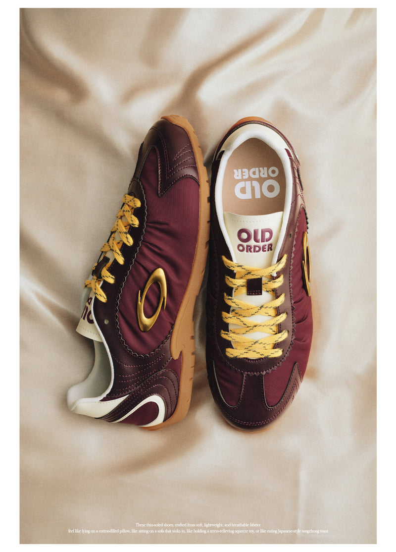 Summer Runner Women's Trainer Shoes – Burgundy Red