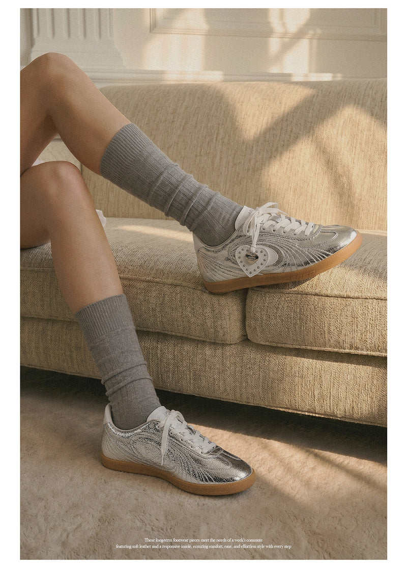 One Week Crackle Trainer - Silvered Wood