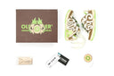 original design sneakers， mint green and brown colorway，S45 shoes OLD ORDER