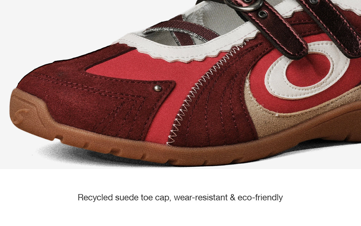 Turbo Lite Mary Jane Sneakers - Scarlet Echo