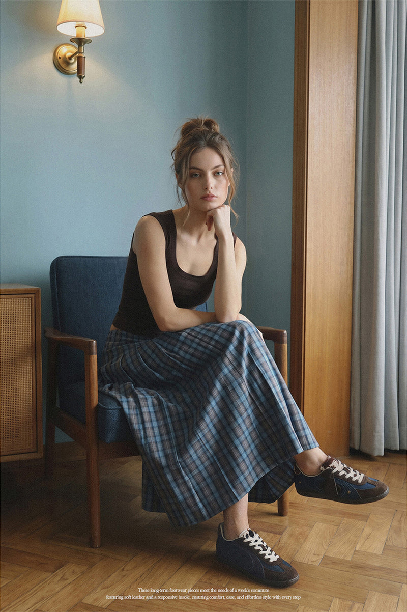 One Week Trainer Shoes – Amber denim
