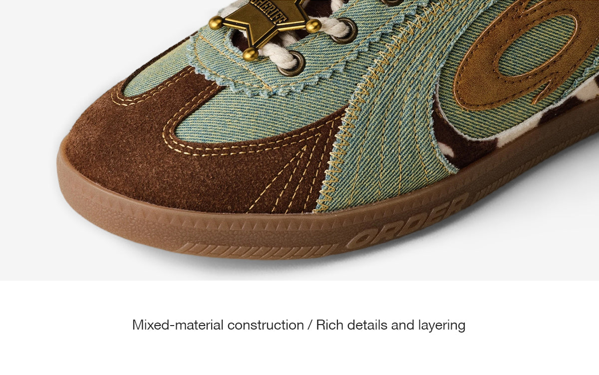 One Week Trainer Shoes – Saddle Denim
