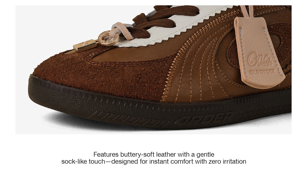 One Week Trainer Shoes – Cognac Brown