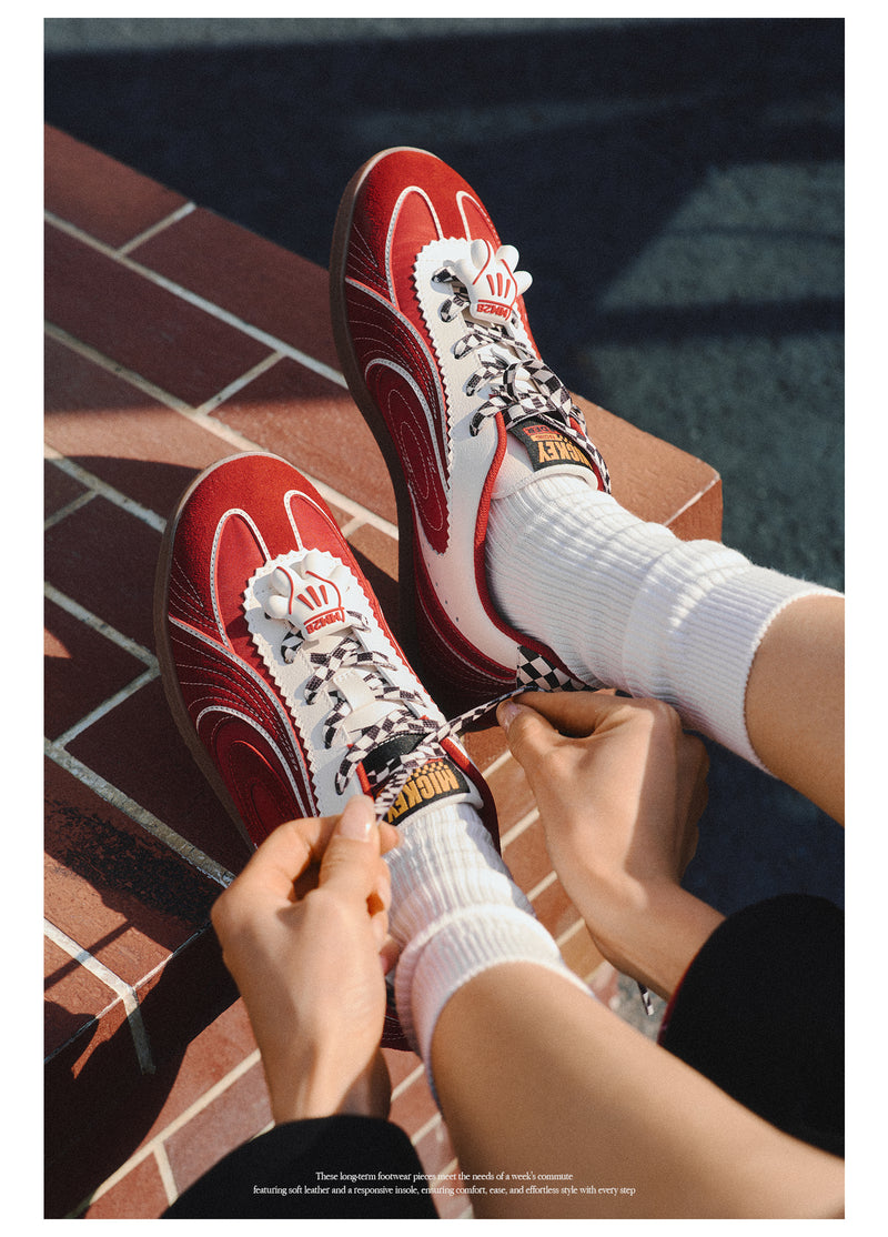 One Week Trainer Shoes – Scarlet Red