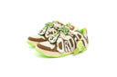 original design sneakers， mint green and brown colorway，S45 shoes OLD ORDER