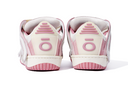 Photo of bright pink OLD ORDER sneakers with white laces and rubber soles. The vibrant pink color matches the tone of Barbie's world in her new movie. cool sneaker trendy shoes sneakers street style shoes inspo ， pink girly thing, pink girly aesthetic