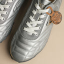 Soccer Shoes- Retro Silver