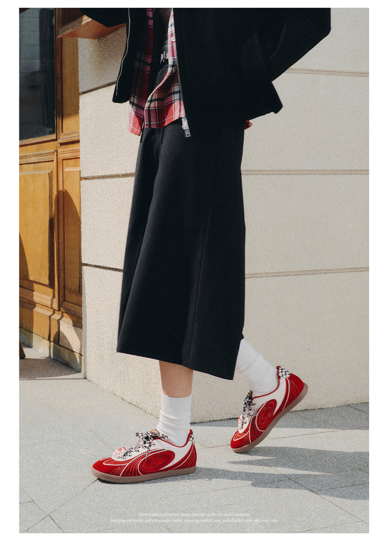 One Week Trainer Shoes – Scarlet Red
