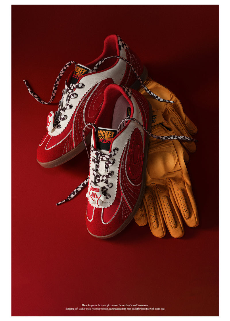 One Week Trainer Shoes – Scarlet Red