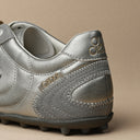 Soccer Shoes- Retro Silver