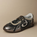 OLD ORDER Turbo Lite Mary Jane Sneakers Brown Tales – three-quarter view