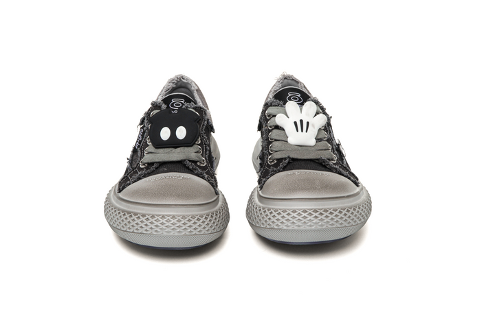 OLD ORDER Big Head Canvas Vintage Black Denim