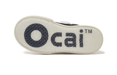 OCAI Smile Shoes - Chunky Black Big Head Canvas Sneakers for Casual Outfits