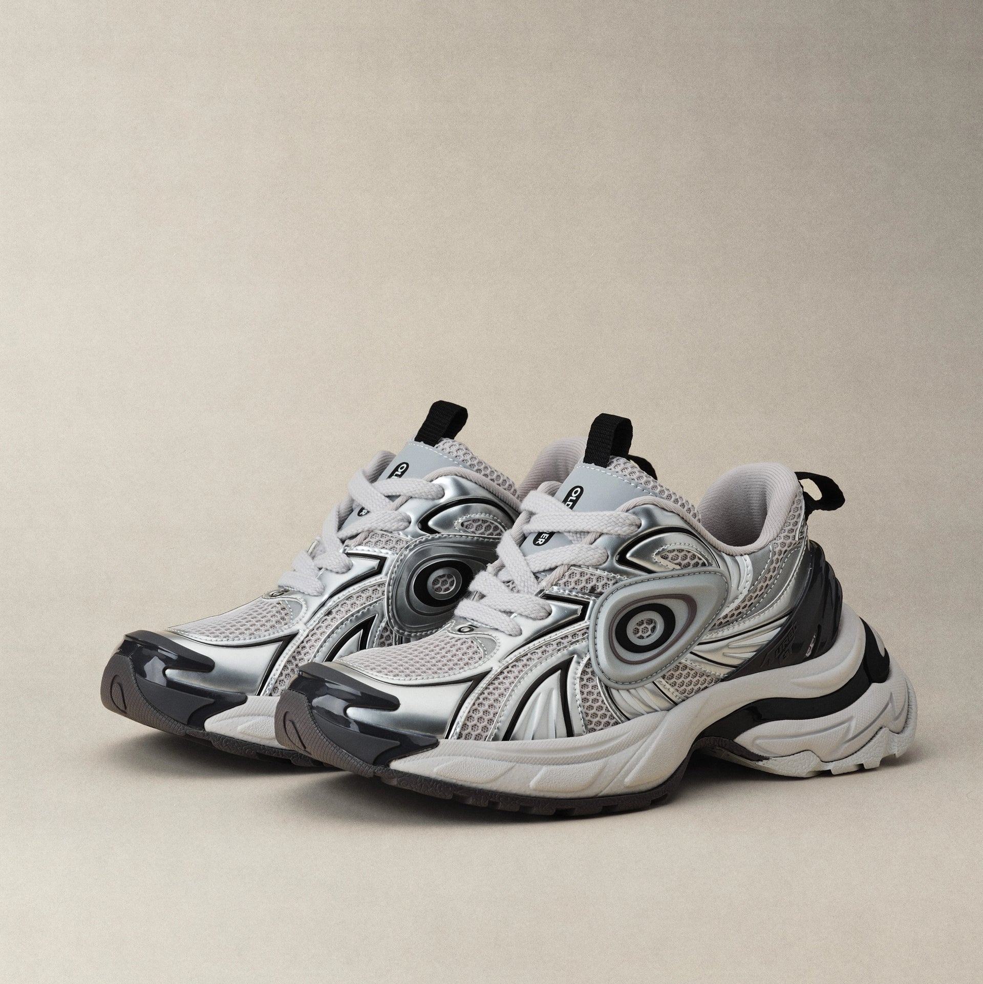 Turbo GT Running Shoes White Silver – OLD ORDER