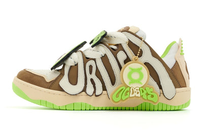 original design sneakers， mint green and brown colorway，S45 shoes OLD ORDER