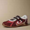 OLD ORDER Turbo Lite Mary Jane Sneakers Scarlet Echo – side profile detail
