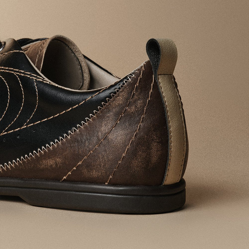 Bowling Series Flat Sneakers Pinot Noir - OLD ORDER