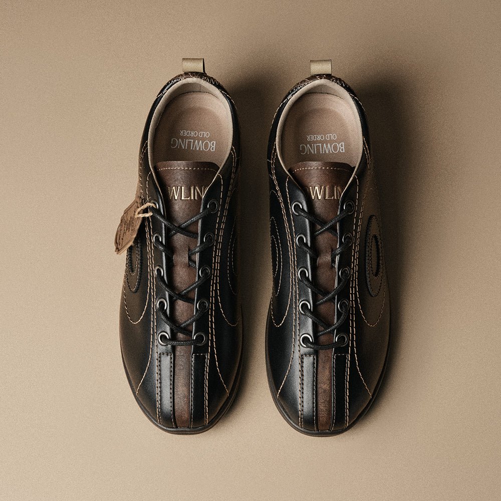 Bowling Series Flat Sneakers Pinot Noir - OLD ORDER