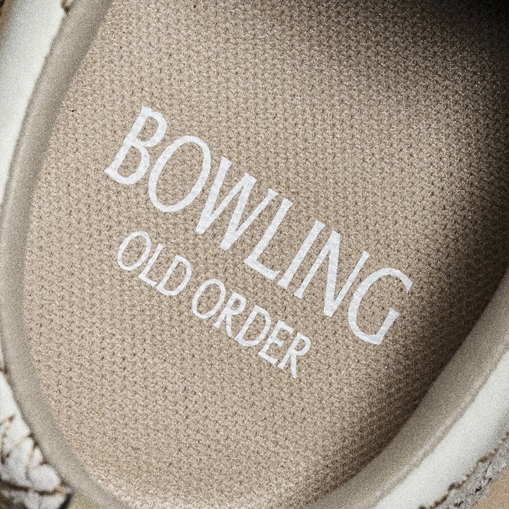 Bowling Series Flat Sneakers Vanilla Champagne - OLD ORDER