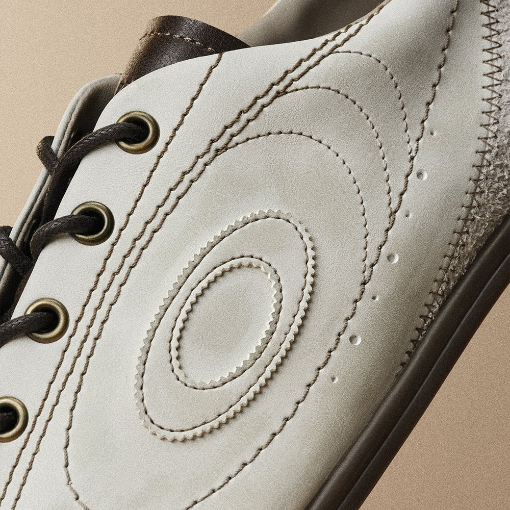 Bowling Series Flat Sneakers Vanilla Champagne - OLD ORDER