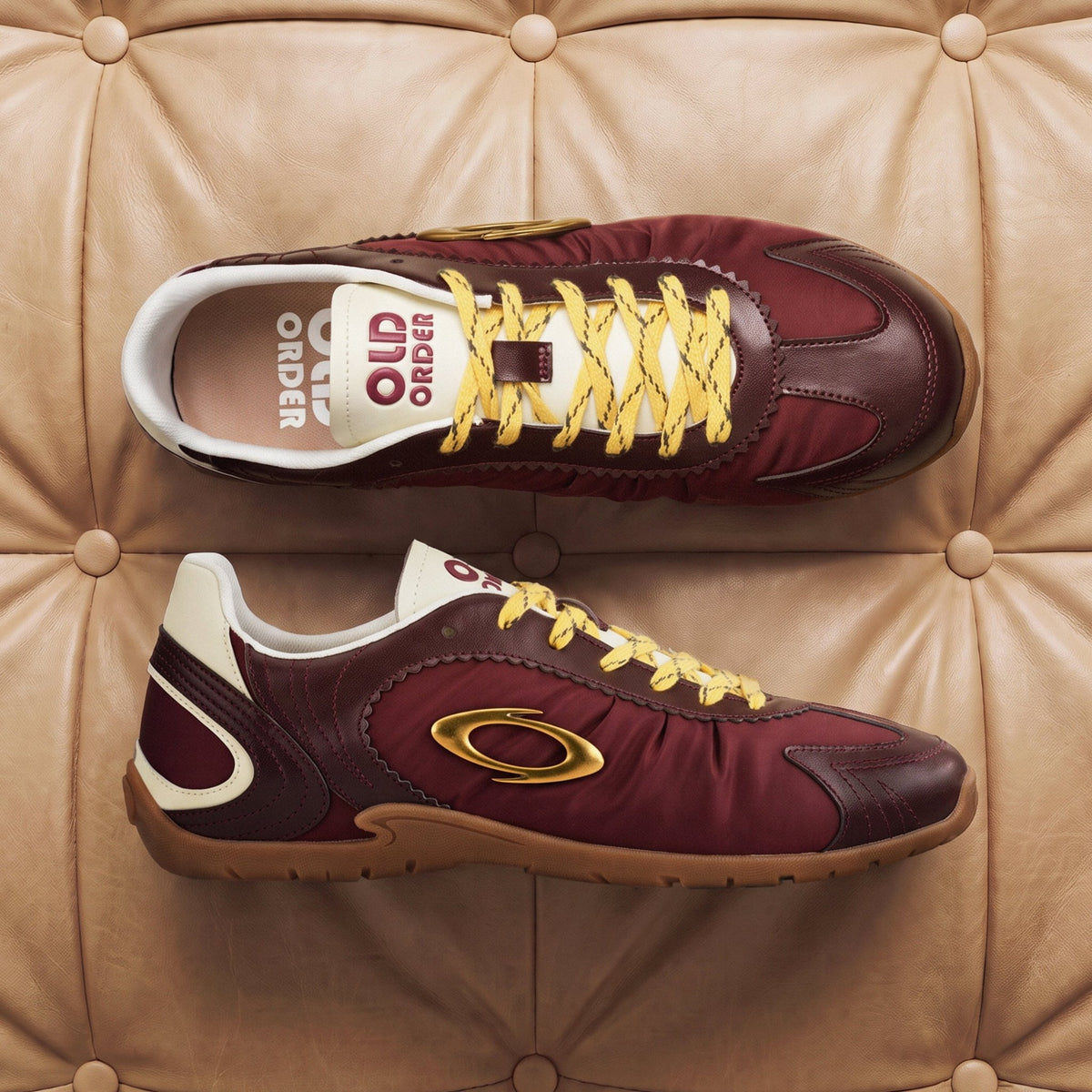 Summer Runner Women's Trainer Shoes – Burgundy Red - OLD ORDER