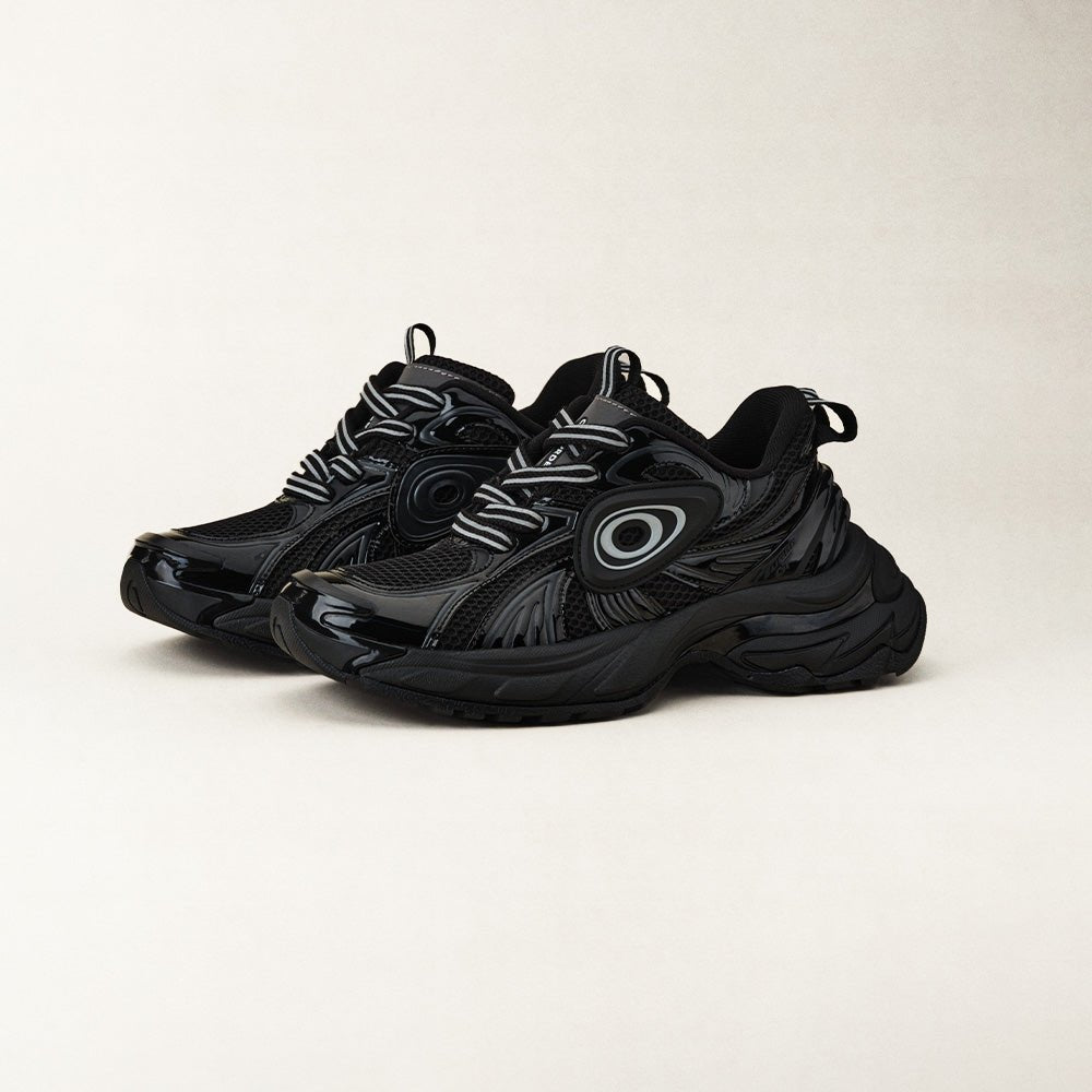 OLD ORDER TURBO GT スニーカー ブラック Turbo GT Black Mesh Running Shoes | OLD ORDER