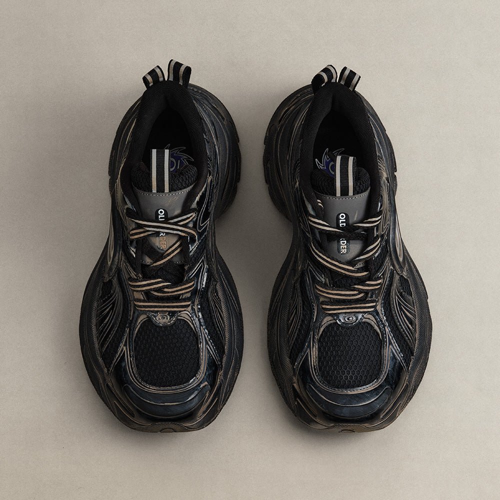 靴 OLD ORDER TURBO GT/DESTROYED BLACK 28.5 Turbo GT Running Shoes Destroyed Black
