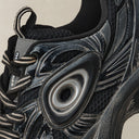 Turbo GT Running Shoes Destroyed Black - OLD ORDER